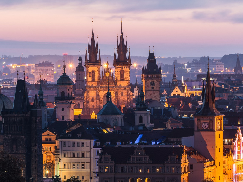 european city